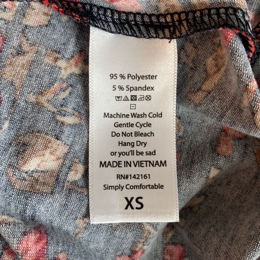 Lularoe Carly Dress size XS - Picture 7 of 7